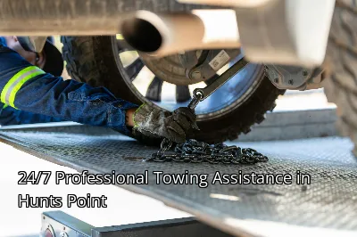 24/7 Professional Towing Assistance in Hunts Point