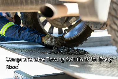Comprehensive Towing Solutions for Every Need