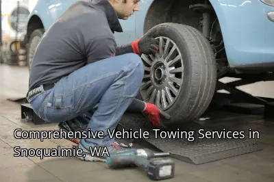 Comprehensive Vehicle Towing Services in Snoqualmie, WA