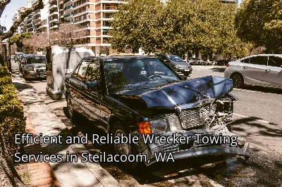 Efficient and Reliable Wrecker Towing Services in Steilacoom, WA
