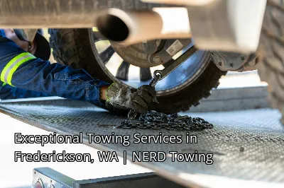 Exceptional Towing Services in Frederickson, WA | NERD Towing