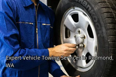 Expert Vehicle Towing Services in Redmond, WA