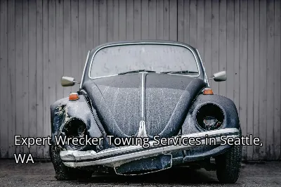 Expert Wrecker Towing Services in Seattle, WA