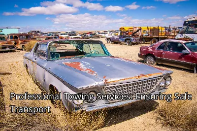 Professional Towing Services: Ensuring Safe Transport
