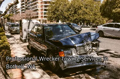 Professional Wrecker Towing Services in Bothell, WA