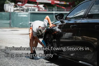 Professional Wrecker Towing Services in King and Pierce County