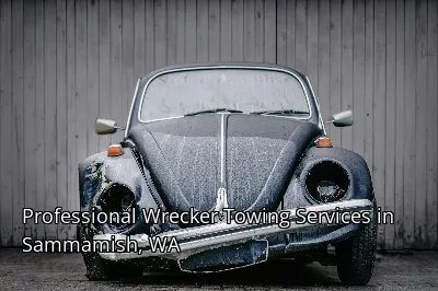 Professional Wrecker Towing Services in Sammamish, WA