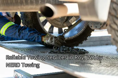 Reliable Towing Services in Roy, WA by NERD Towing
