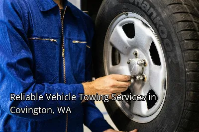 Reliable Vehicle Towing Services in Covington, WA