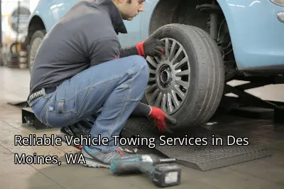 Reliable Vehicle Towing Services in Des Moines, WA