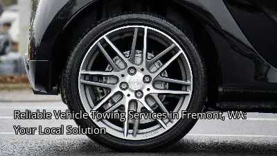 Reliable Vehicle Towing Services in Fremont, WA: Your Local Solution