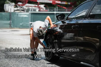 Reliable Vehicle Towing Services in Sammamish, WA