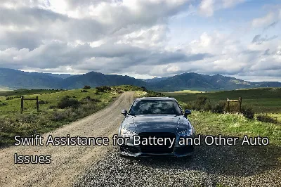 Swift Assistance for Battery and Other Auto Issues