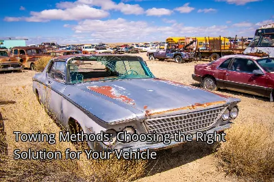 Towing Methods: Choosing the Right Solution for Your Vehicle