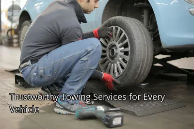 Trustworthy Towing Services for Every Vehicle