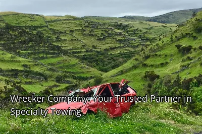 Wrecker Company: Your Trusted Partner in Specialty Towing
