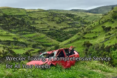 Wrecker Towing: A Comprehensive Service for All Your Needs